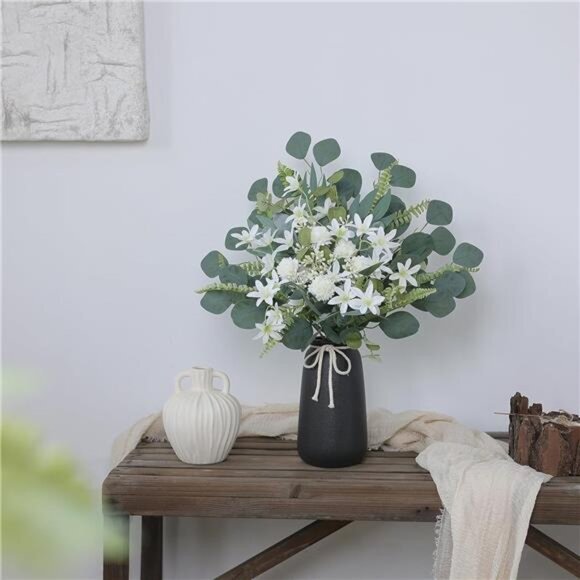 Artificial Greenery Stems Box Set(Pack of 65pcs) with 8‎ Kinds of Faux Plants - Picture 3 of 6
